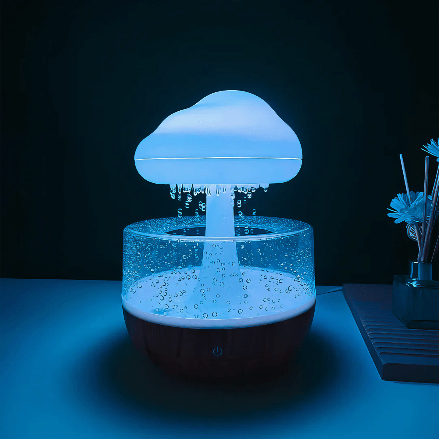 Rain Cloud Humidifier from Light grace in room