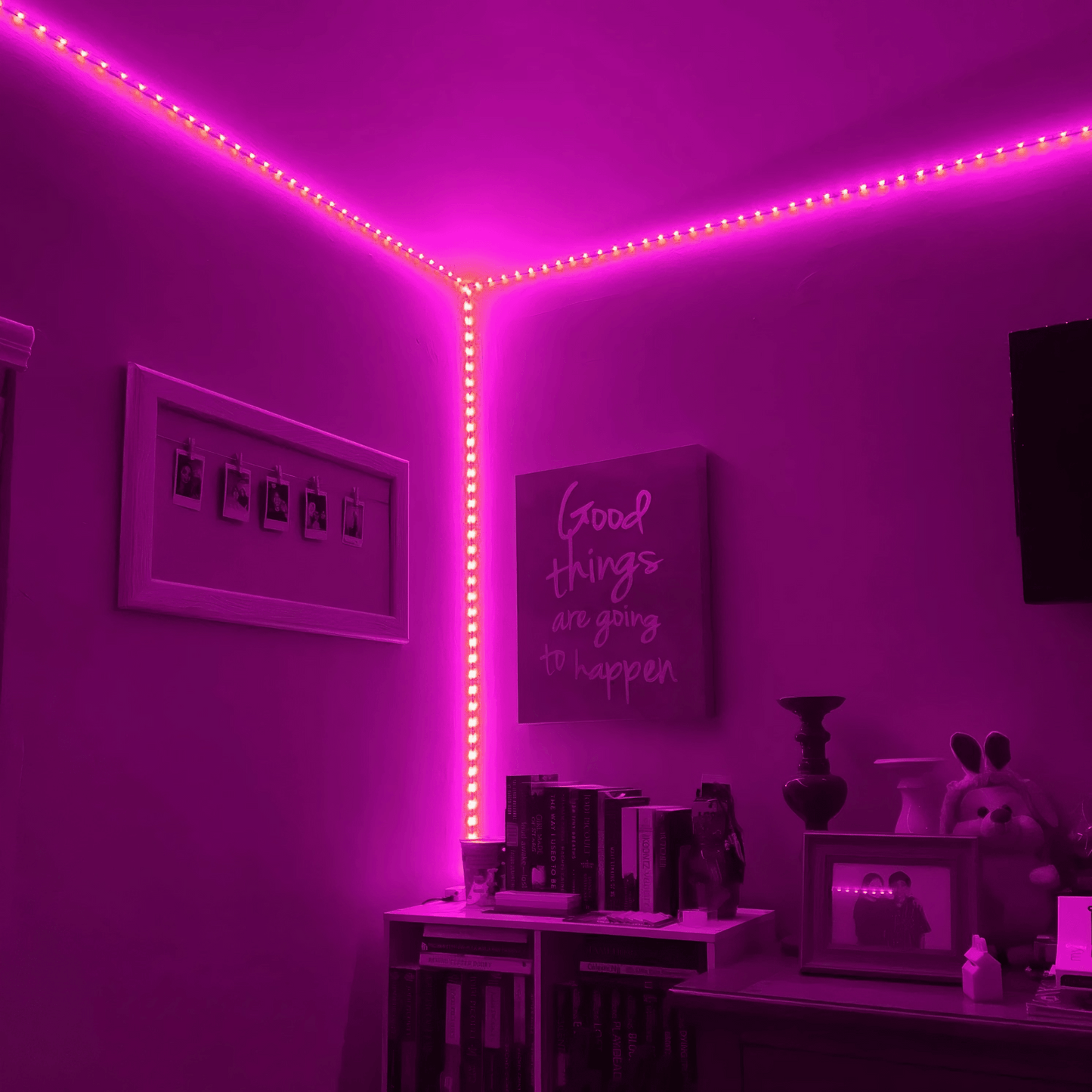 Light grace Led Strip Light in bedroom