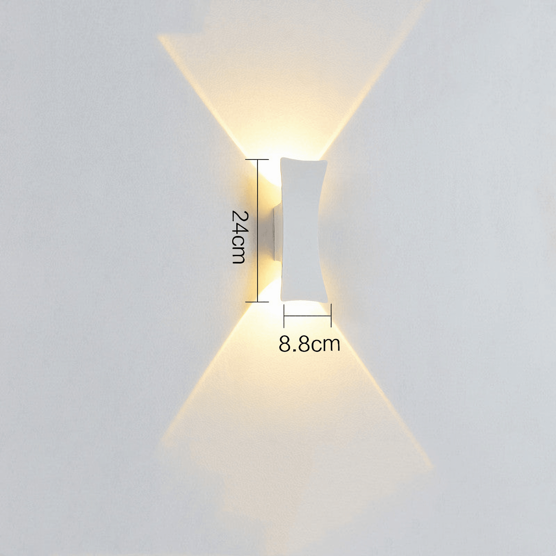 Lightgrace Outdoor Wall Lamp - White / Neutral Light