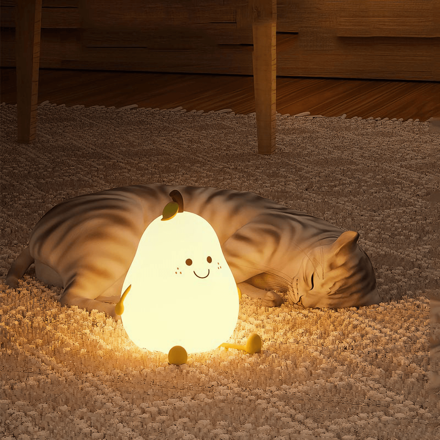 Pear Night Lamp from Light grace in room