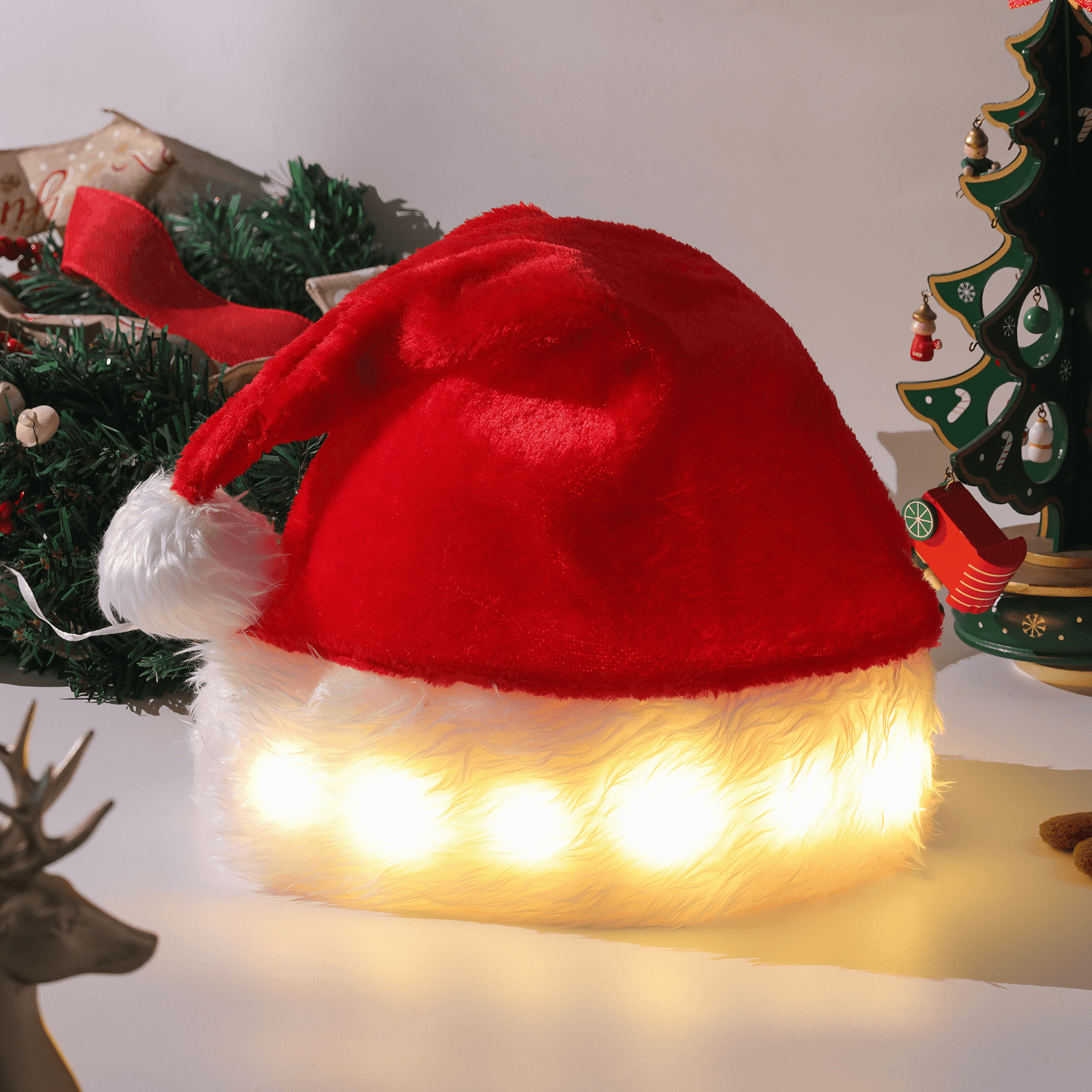Light Grace Christmas Led Hat - Warm Light