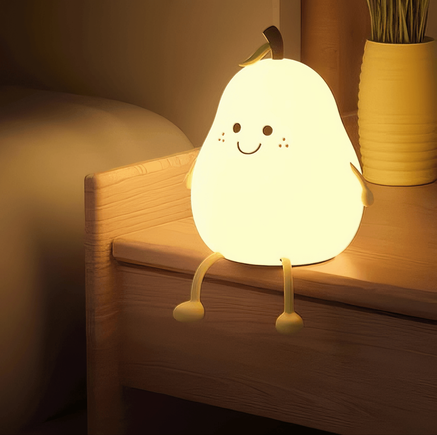Pear Night Lamp from Light grace in room