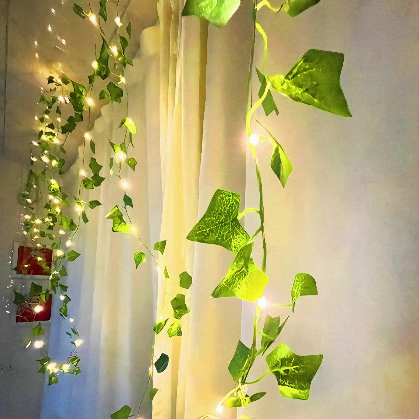 Green Leaf String Lights - Light Grace