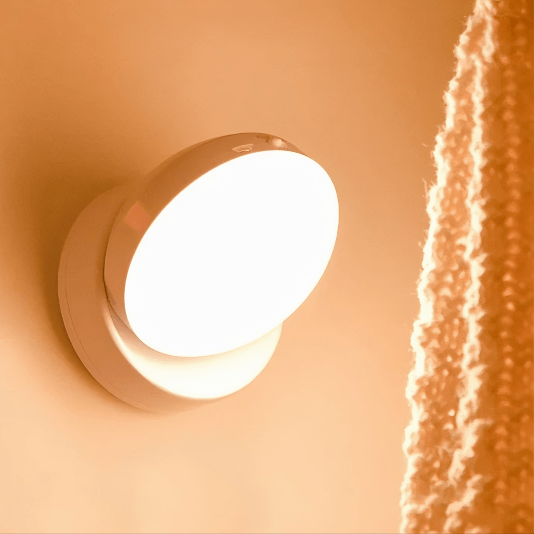 Rotating Led Sensor Lamp from Light grace in room corner