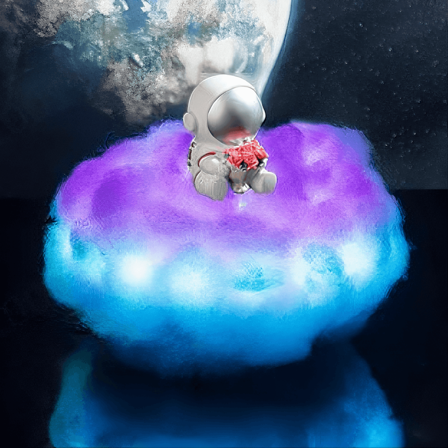 Light grace Cloud Astronaut Lamp