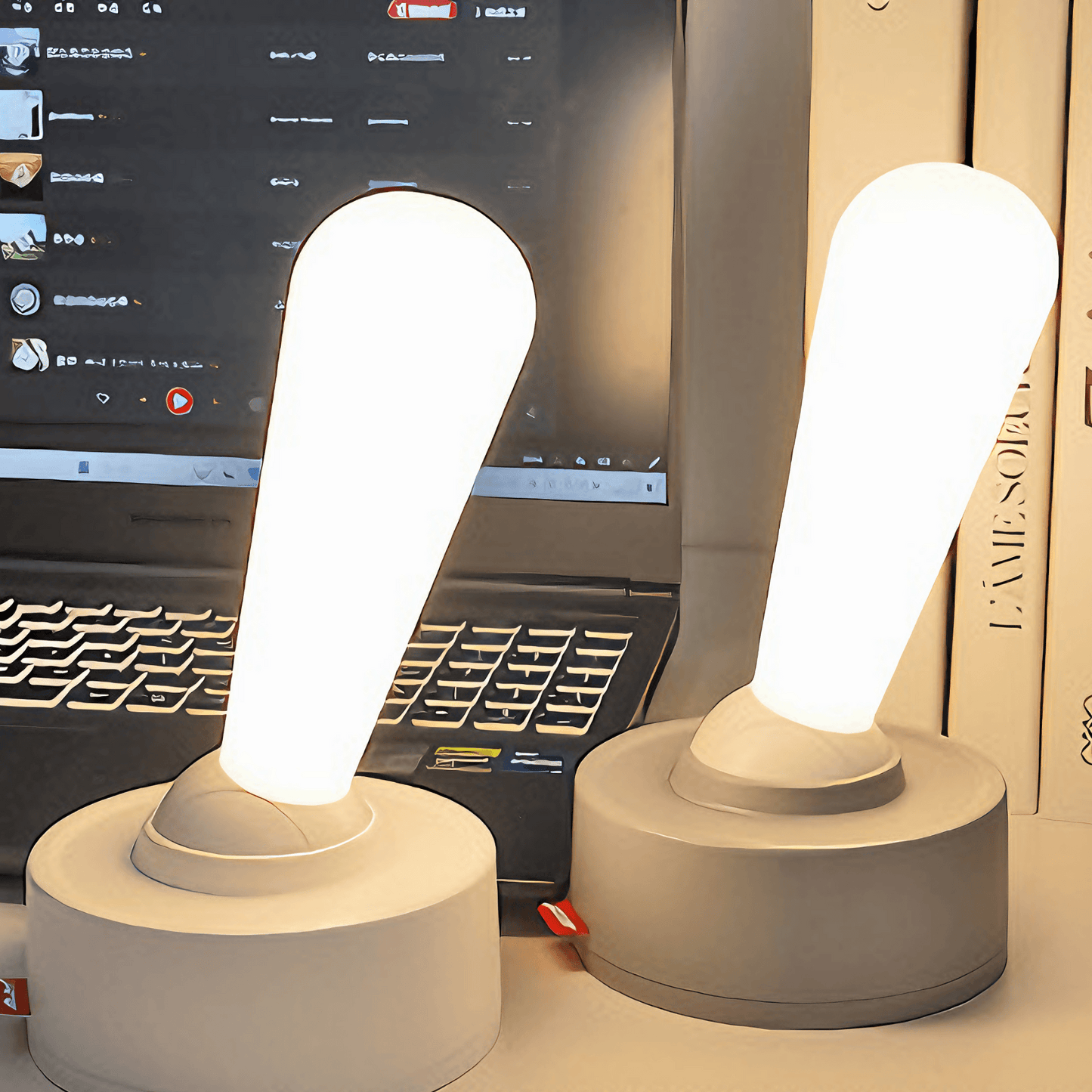 Toggle Switch Silicone Lamp - Gray from Light grace