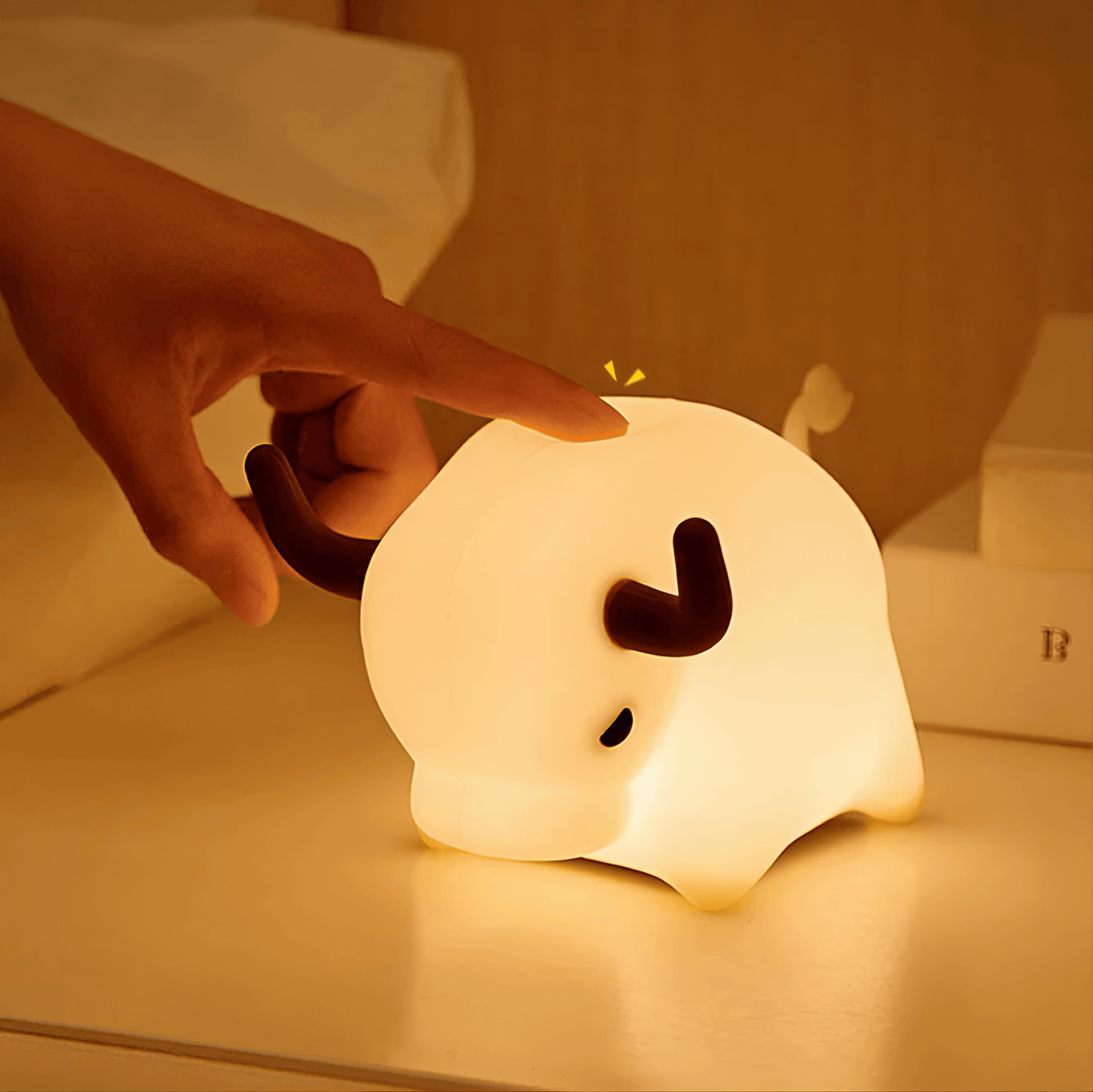 Bull Night Light