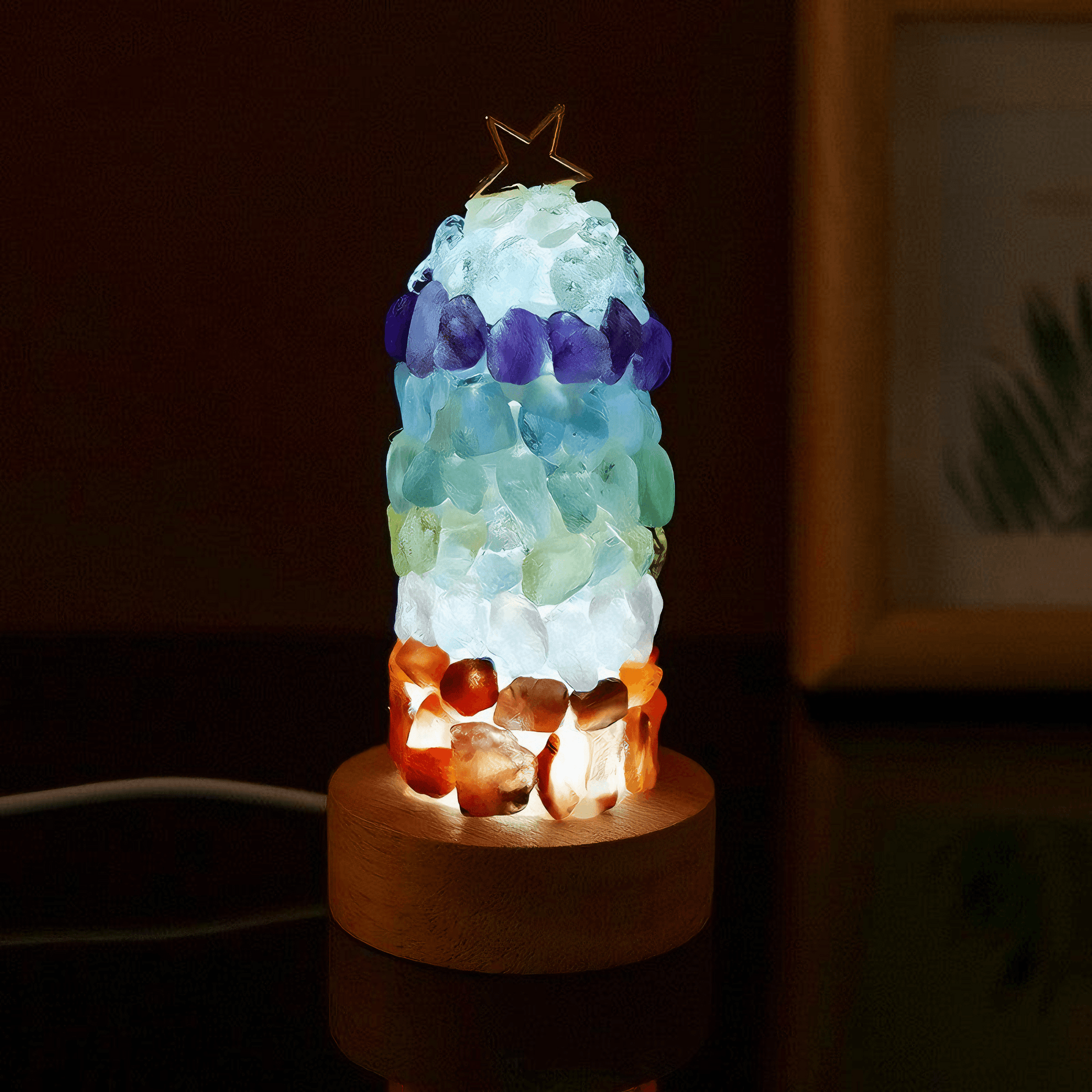 Lightgrace Crystal Gravel Night Lamp