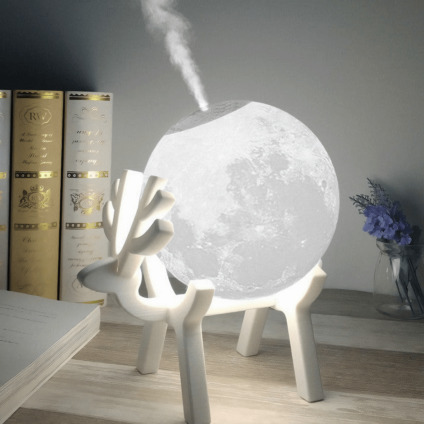 Lightgrace Creative Moon Humidifier - Deer Moon