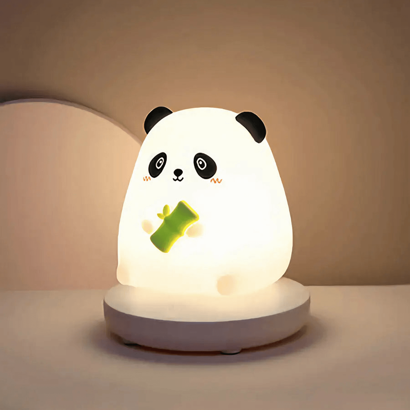 Light grace Cute Animal Night Lamp glowing in dark room