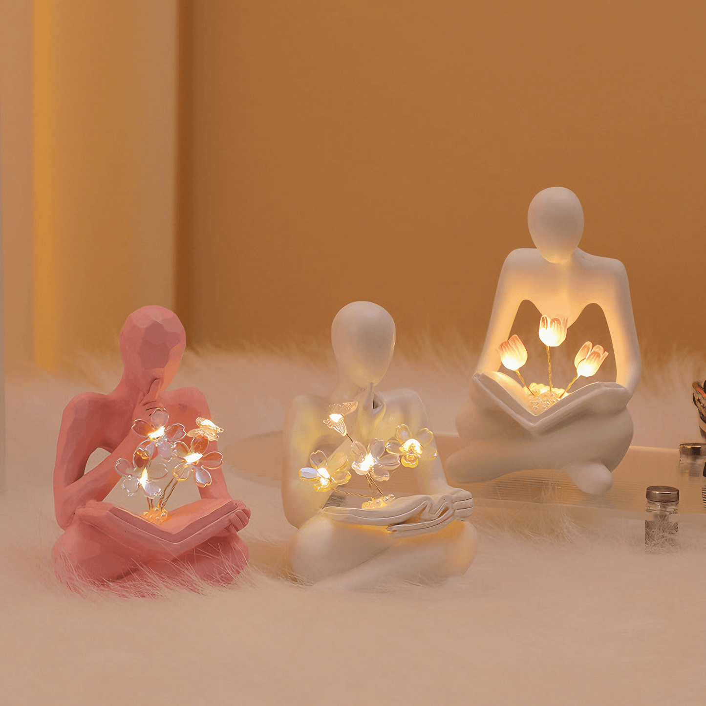 Golden Thinker Lamp - Light Grace