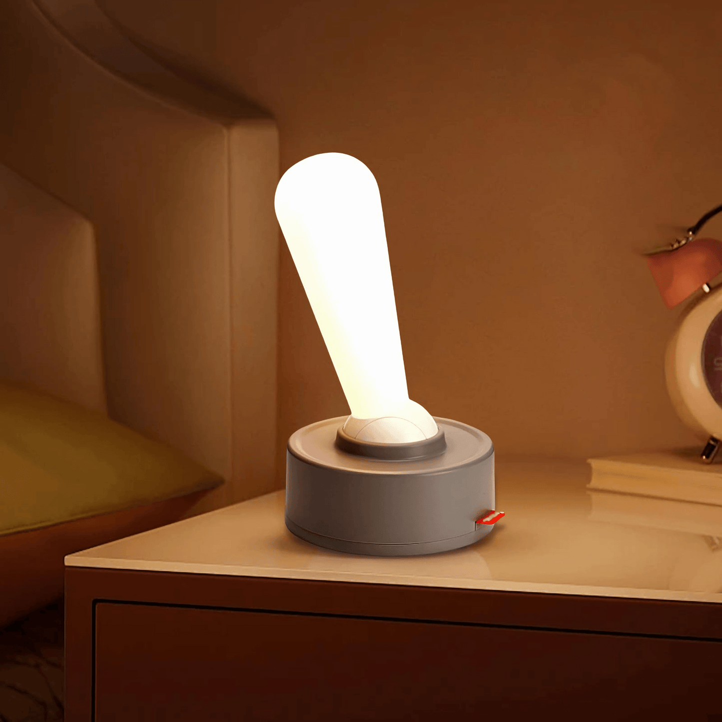 Toggle Switch Silicone Lamp - Gray from Light grace