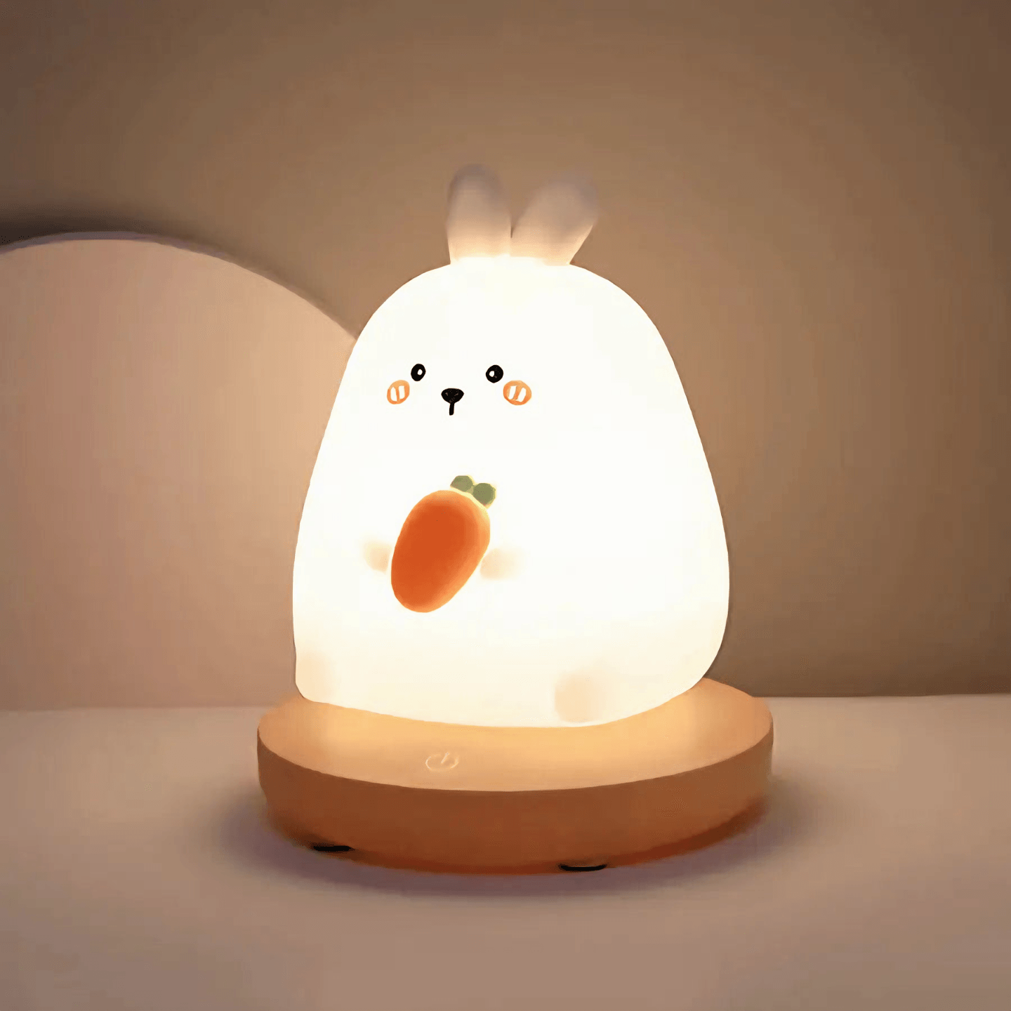 Light grace Cute Animal Night Lamp glowing in dark room