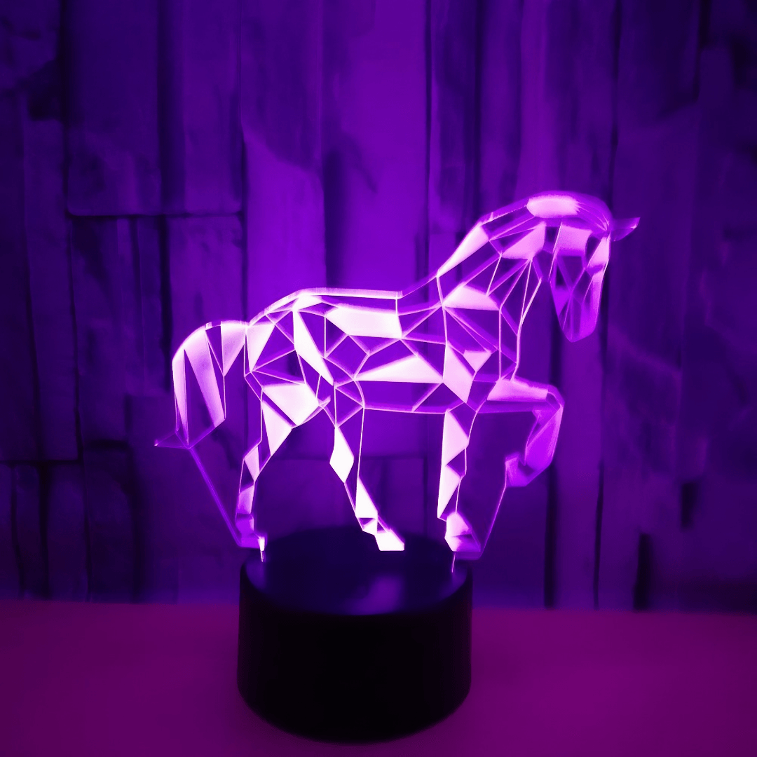 Horse 3D Lamp - Light Grace