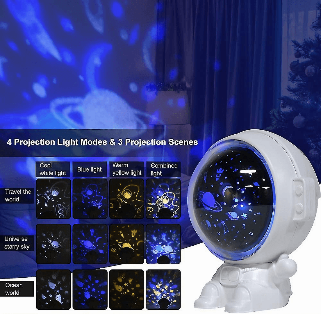 Light grace Mini Astronaut Galaxy Projector - Pink