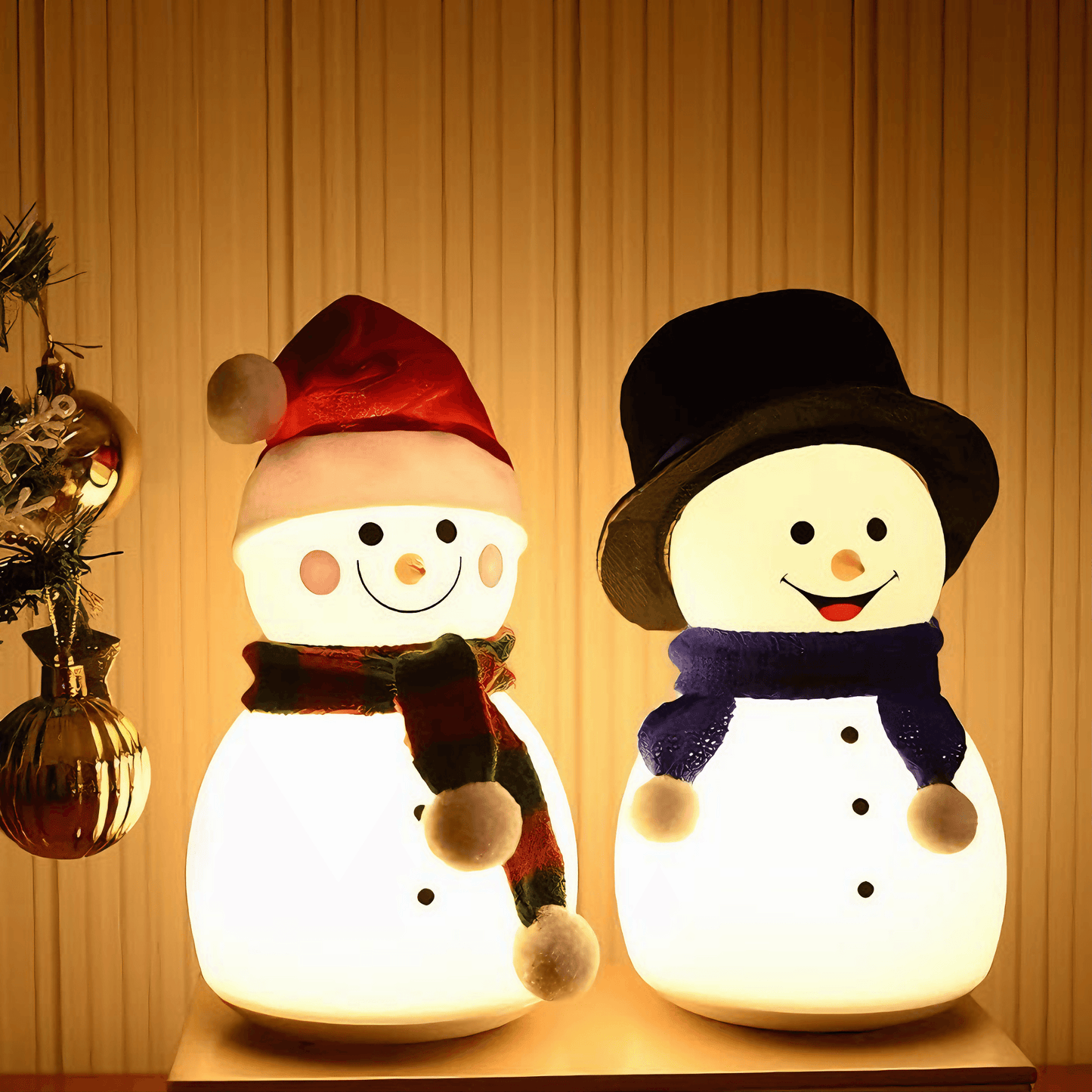 Snowman Night Lamp - Red from Light grace