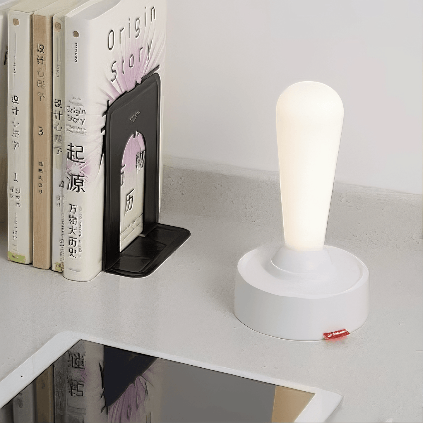 Toggle Switch Silicone Lamp - Gray from Light grace