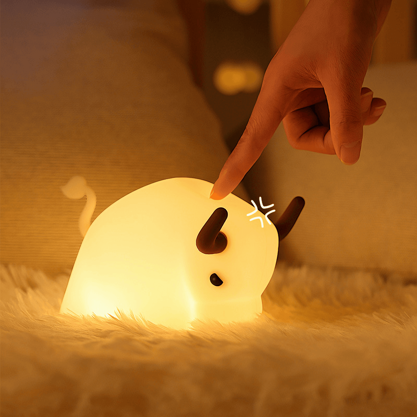 Bull Night Light