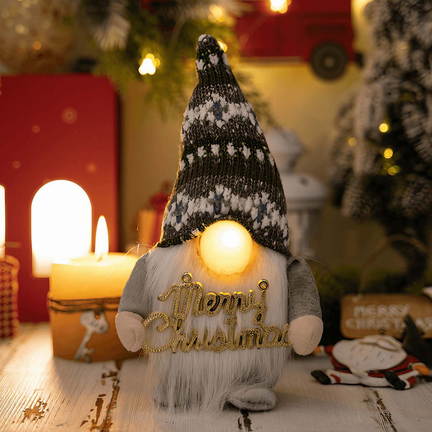 Light Grace Christmas Dwarf Dolls - Merry christmas