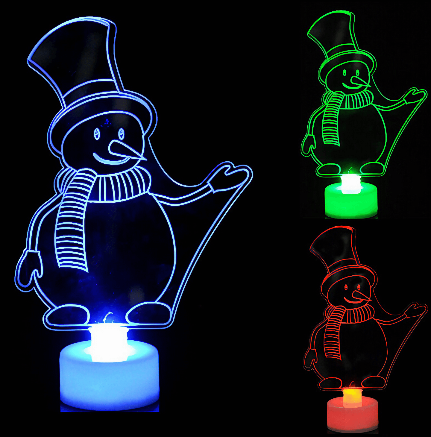 Light grace Christmas 3D Lamps