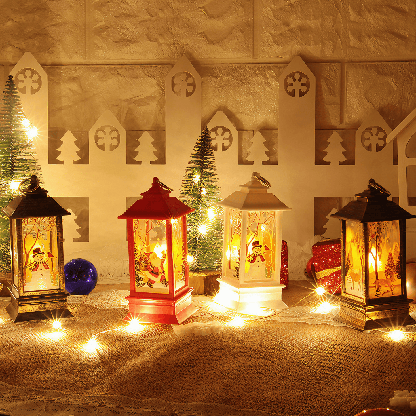 Light Grace Christmas Lantern Lamp - Deer
