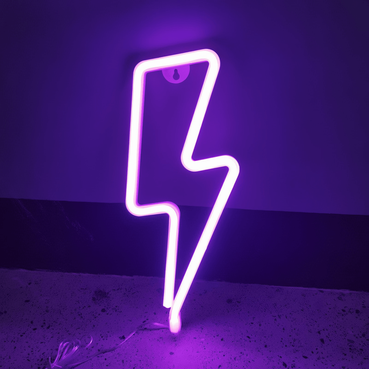 Light grace Lightning Neon Sign in bedroom