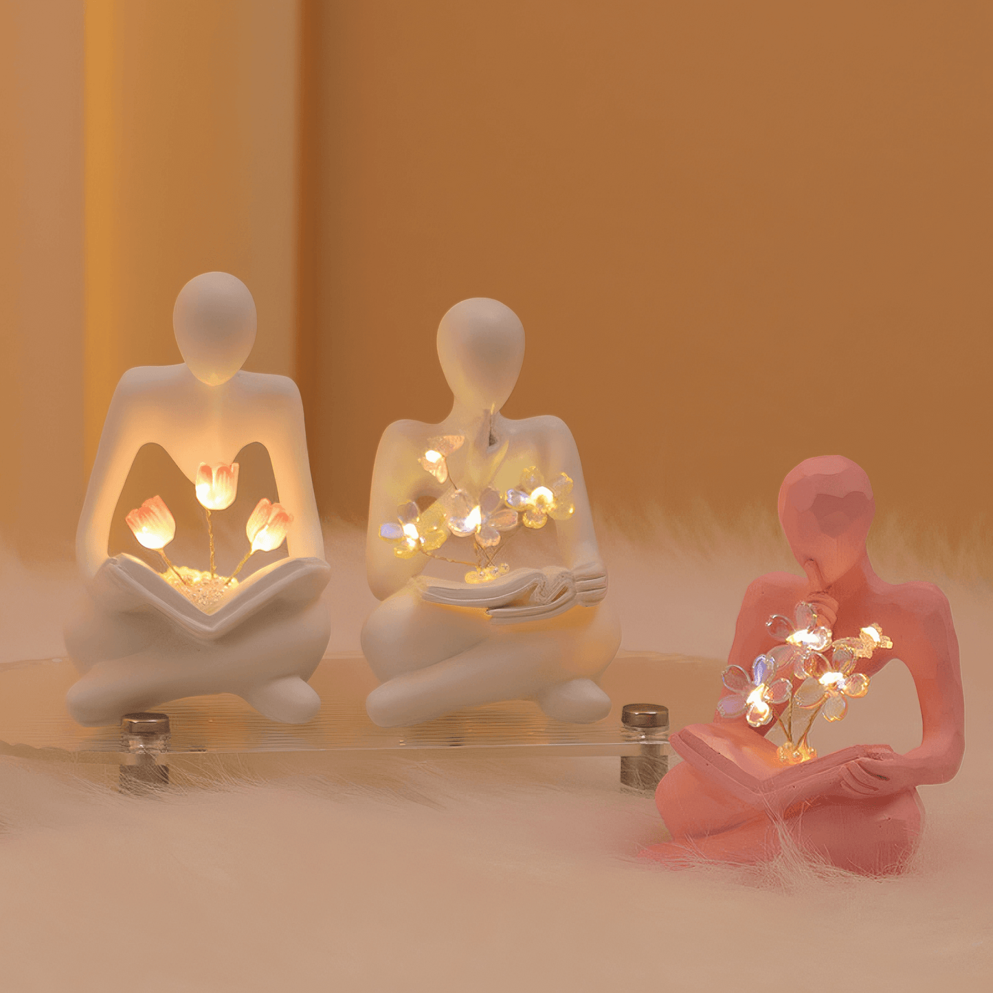 Golden Thinker Lamp - Light Grace