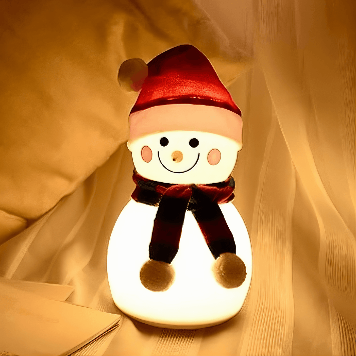 Snowman Night Lamp - Red from Light grace