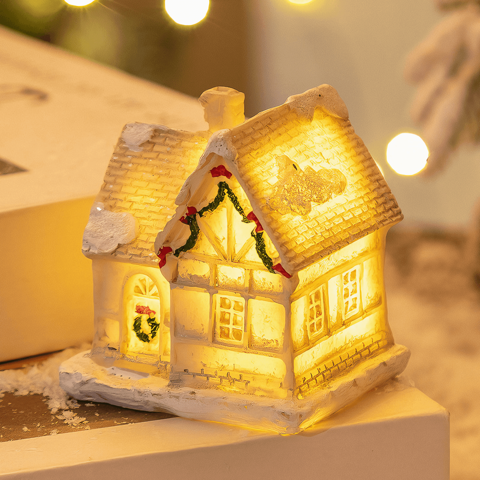 Lightgrace Led Mini Houses - Wreath Cottage