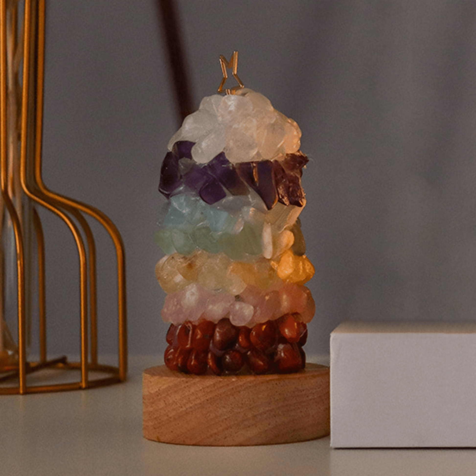 Lightgrace Crystal Gravel Night Lamp