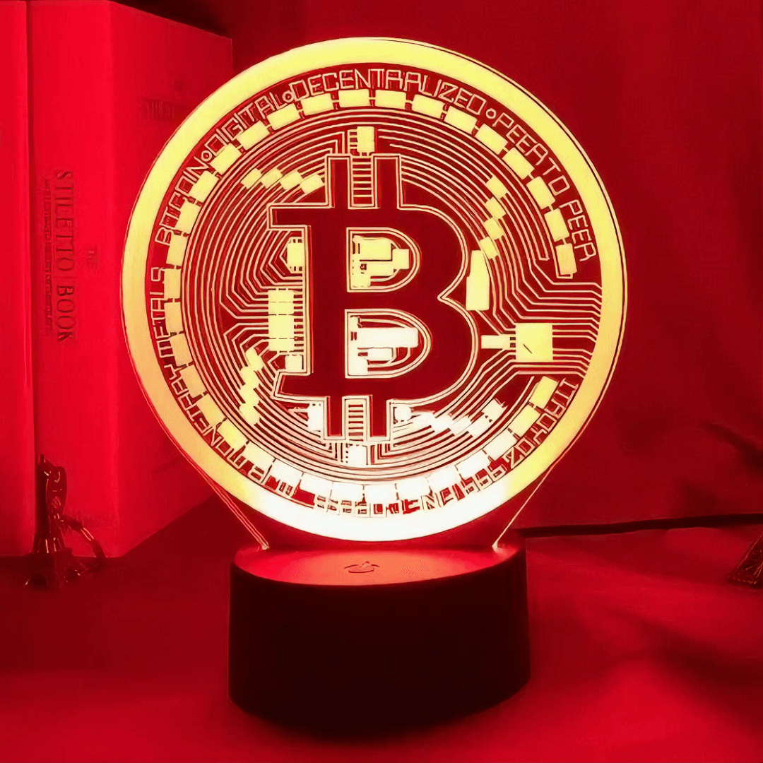 Bitcoin 3D Lamp - Light Grace