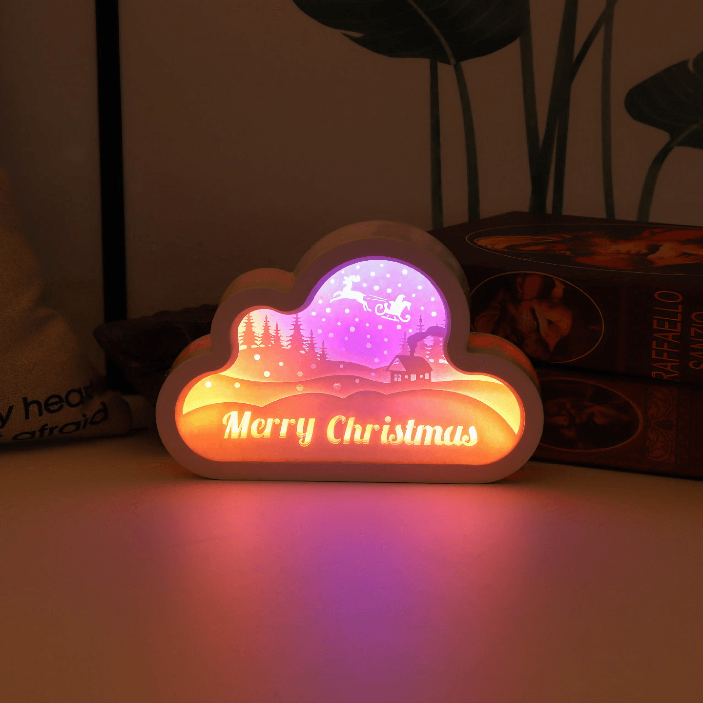 Lightgrace Decorative Cloud Night Lamp - Merry Christmas