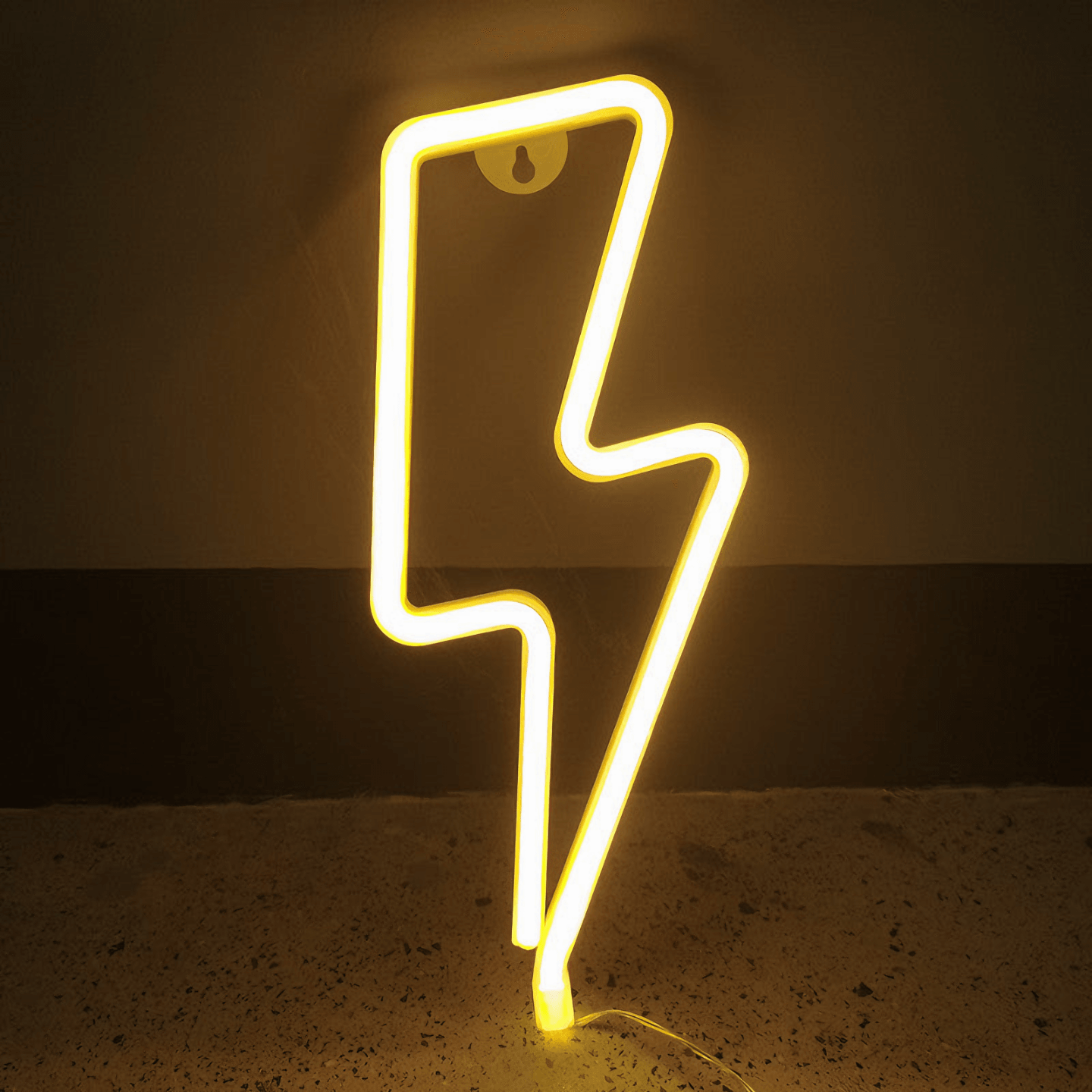 Lightgrace Lightning Neon Sign - Warm white
