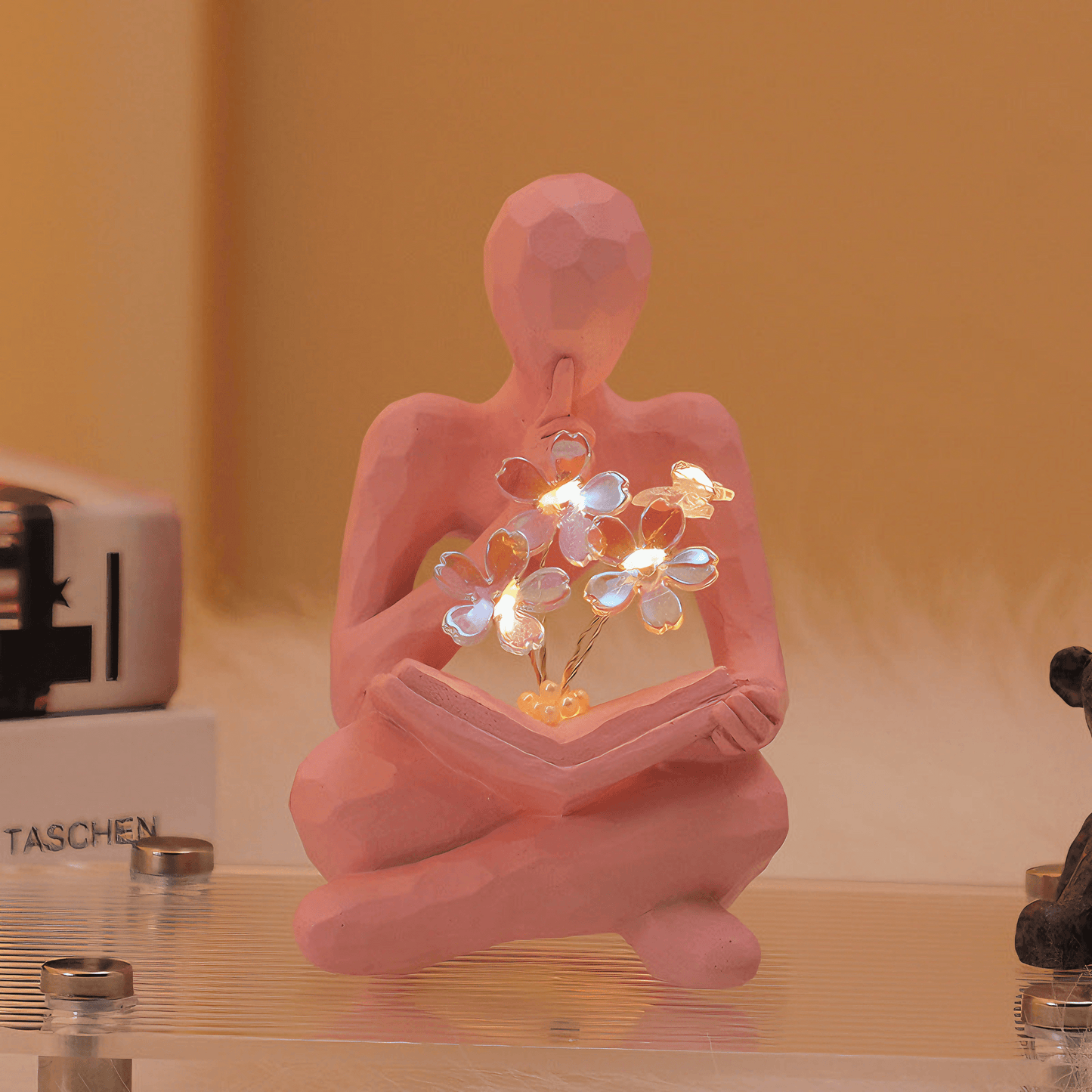 Golden Thinker Lamp - Light Grace