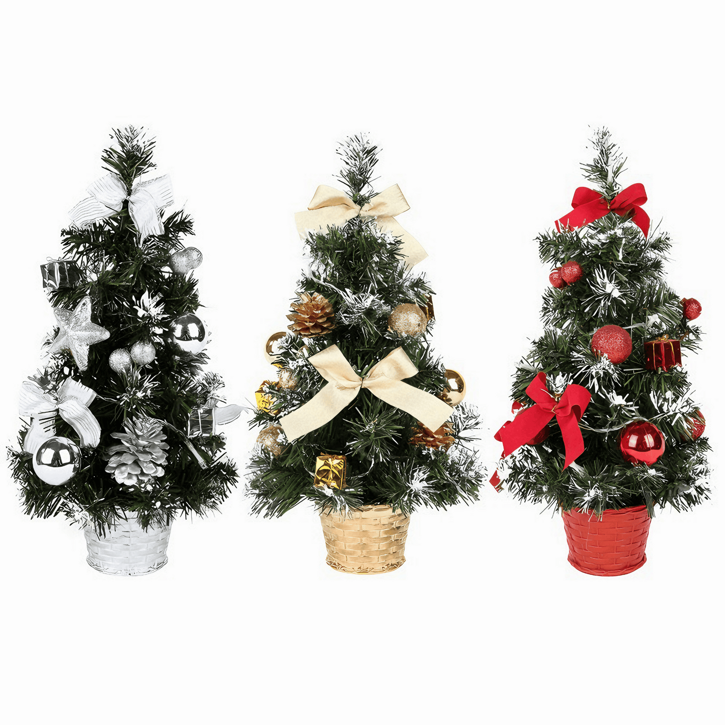 Light grace Decorative Christmas Tree glowing in dark room
