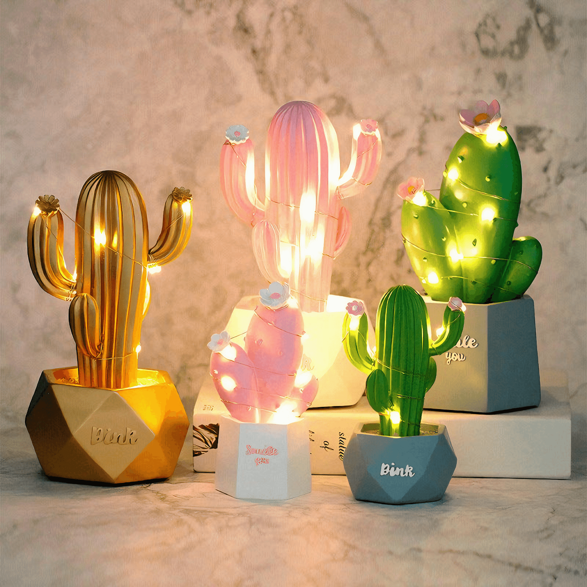Lightgrace Mini Cactus Night Lamps