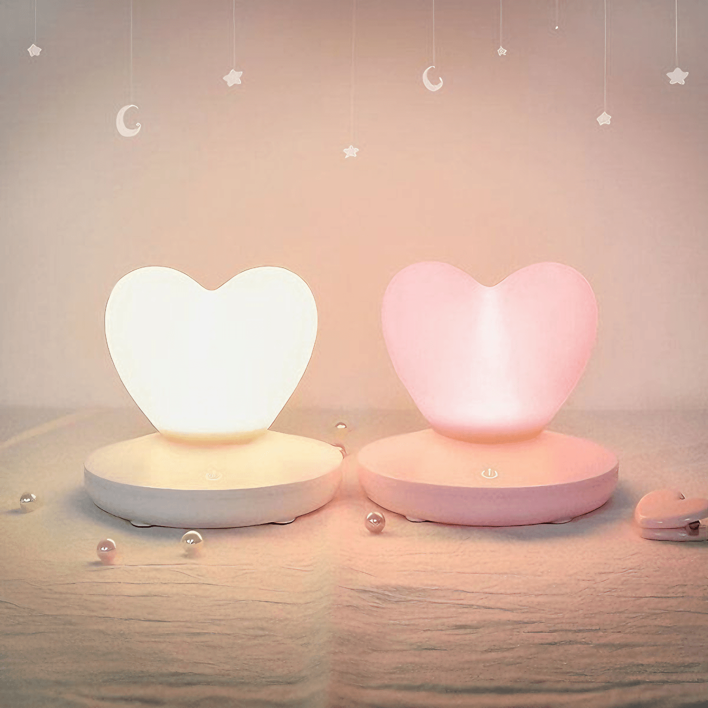 night lights from Light grace Heart Night Lamp