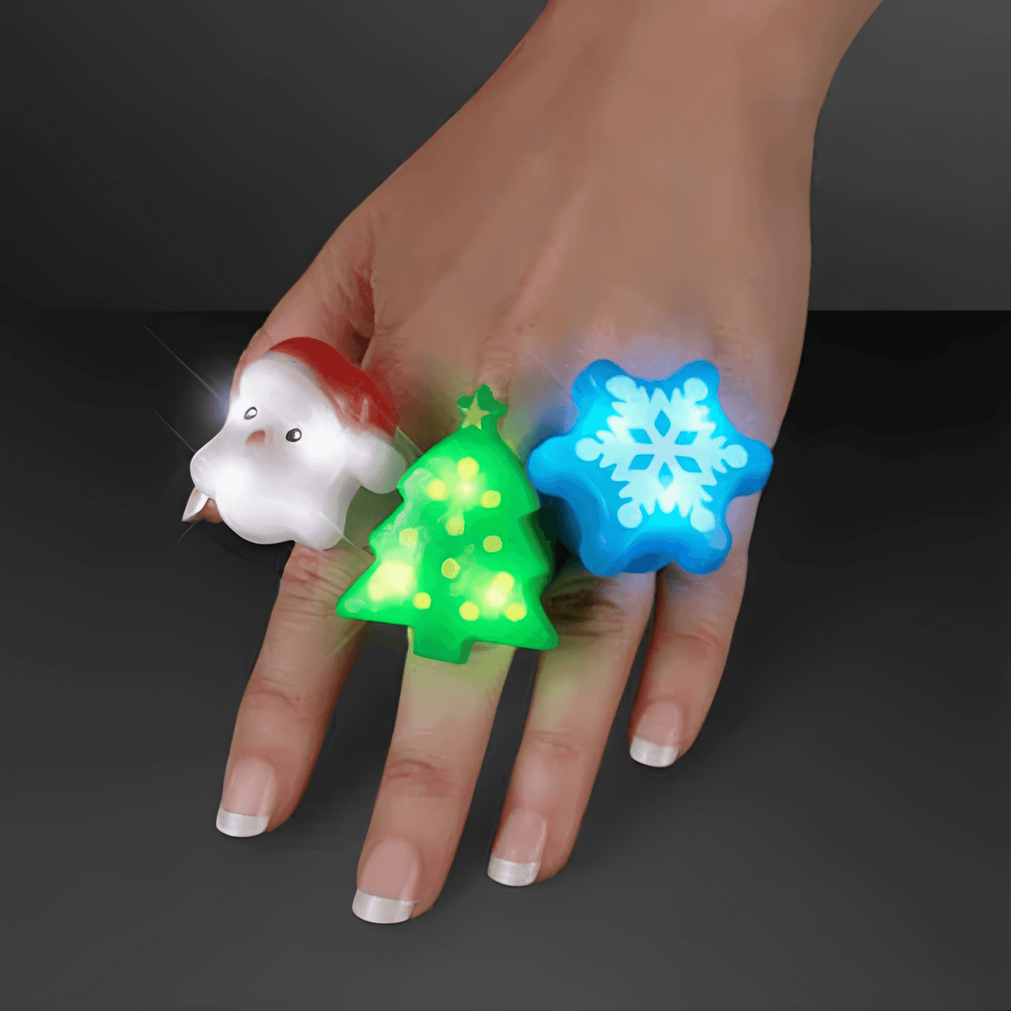 Light Grace Christmas Led Rings - Santa