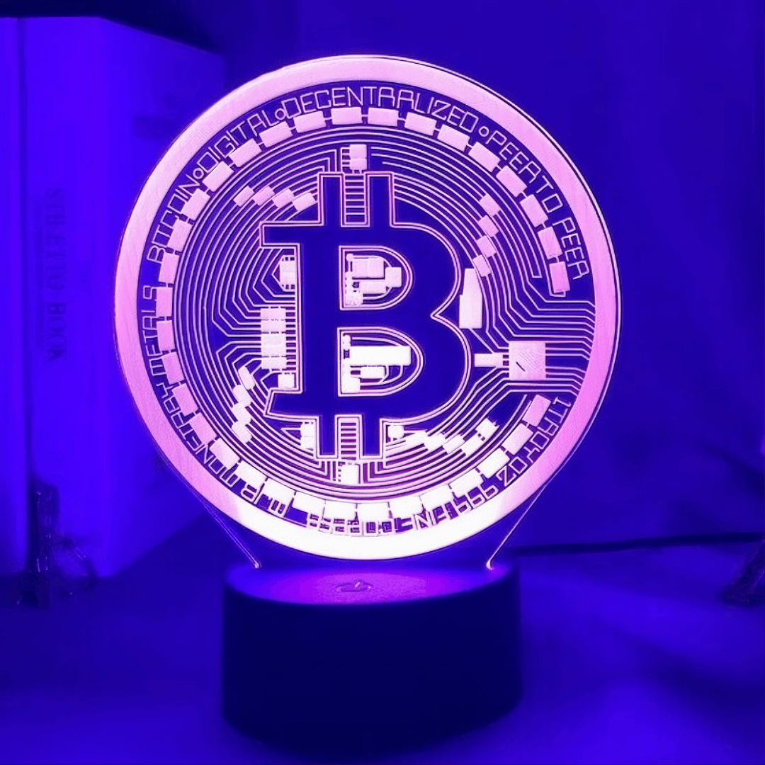 Bitcoin 3D Lamp - Light Grace