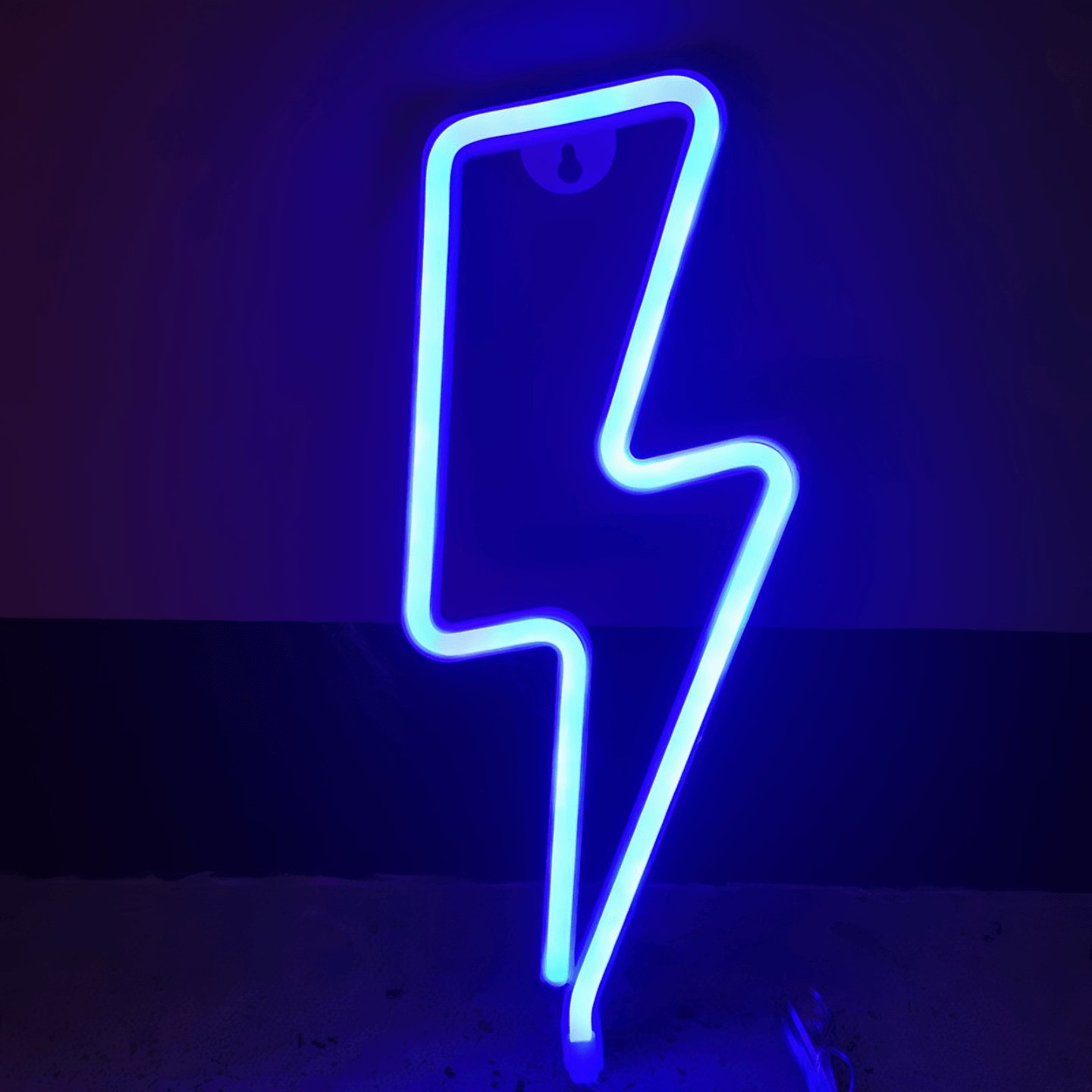Lightgrace Lightning Neon Sign - Blue