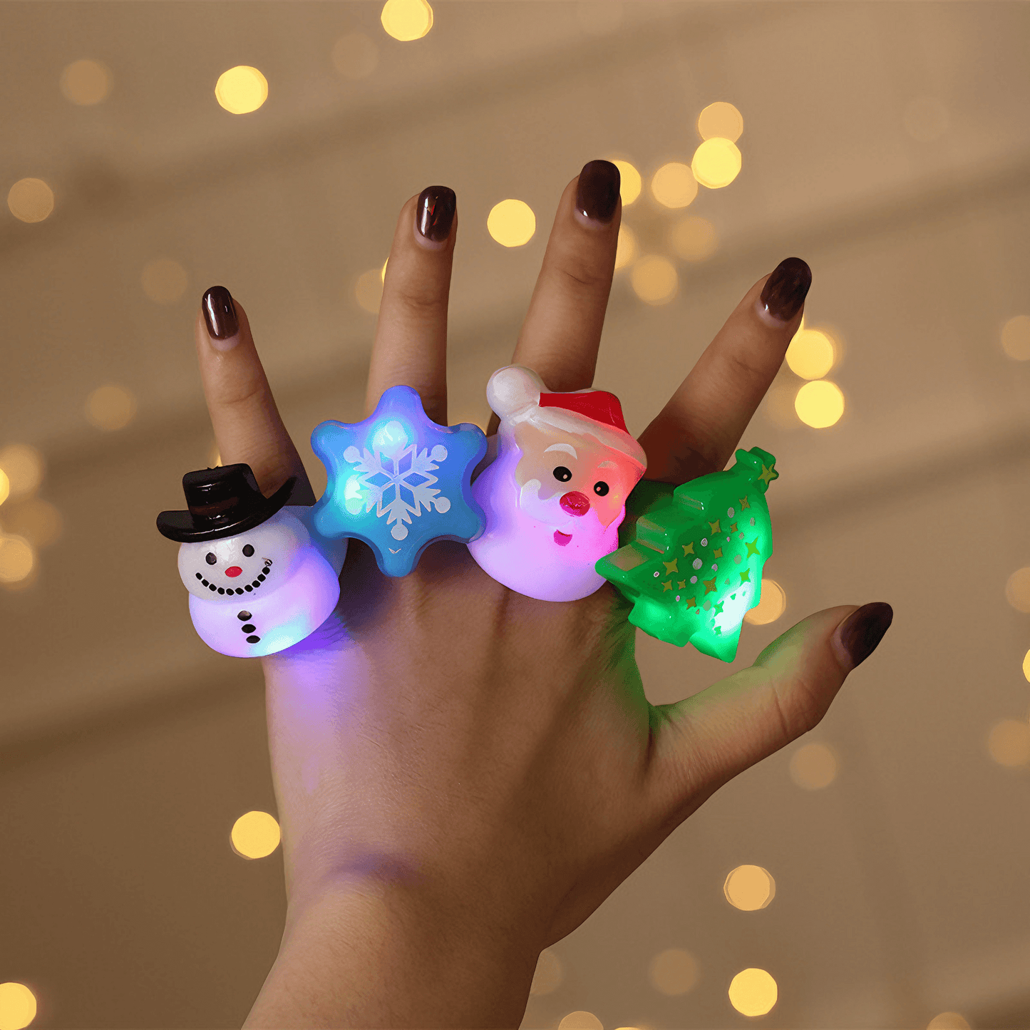 Light Grace Christmas Led Rings - Santa