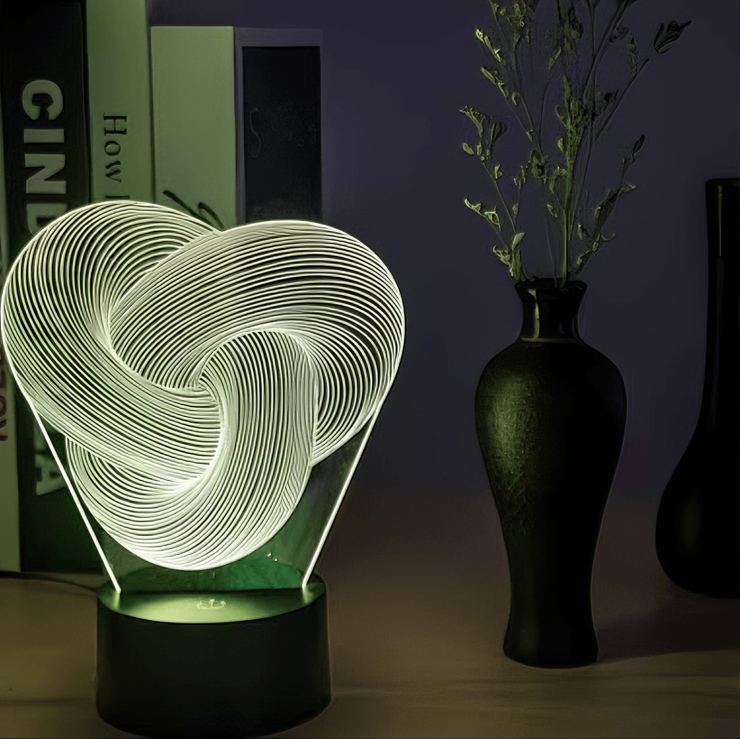 cute Twist 3D Lamp - Default Title from Light grace