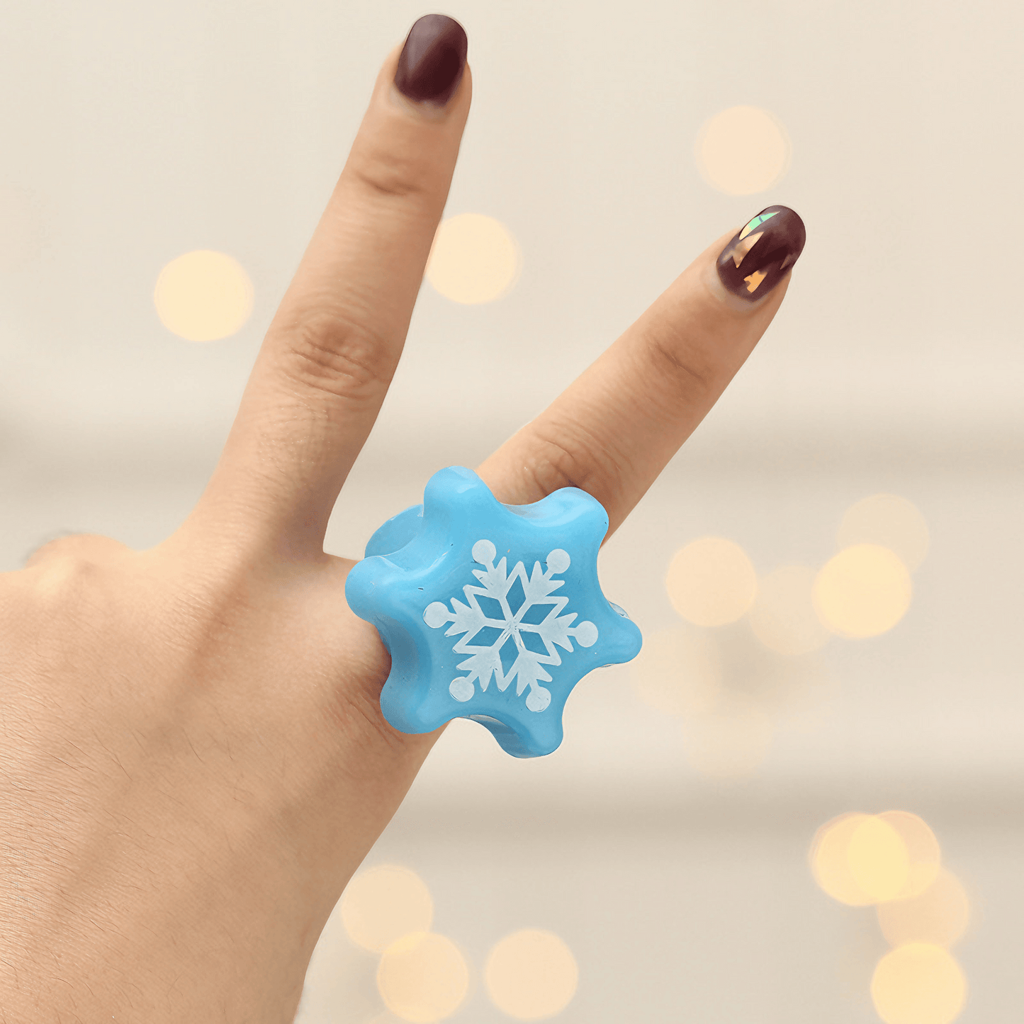 Light Grace Christmas Led Rings - Snowflake
