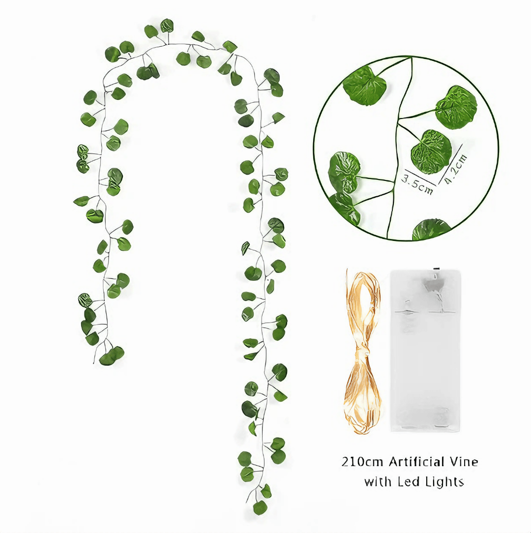 Green Leaf String Lights - Light Grace