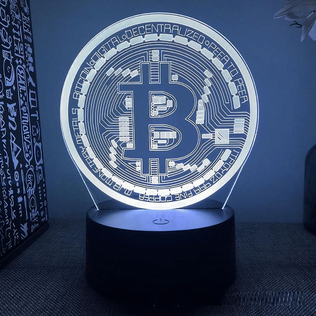 Bitcoin 3D Lamp - Light Grace
