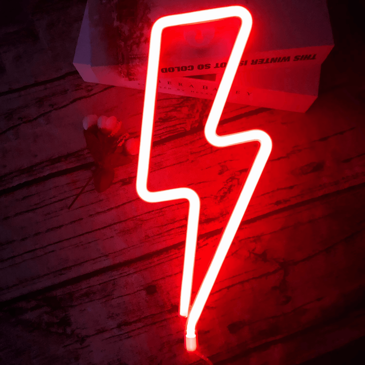 Lightgrace Lightning Neon Sign - Red