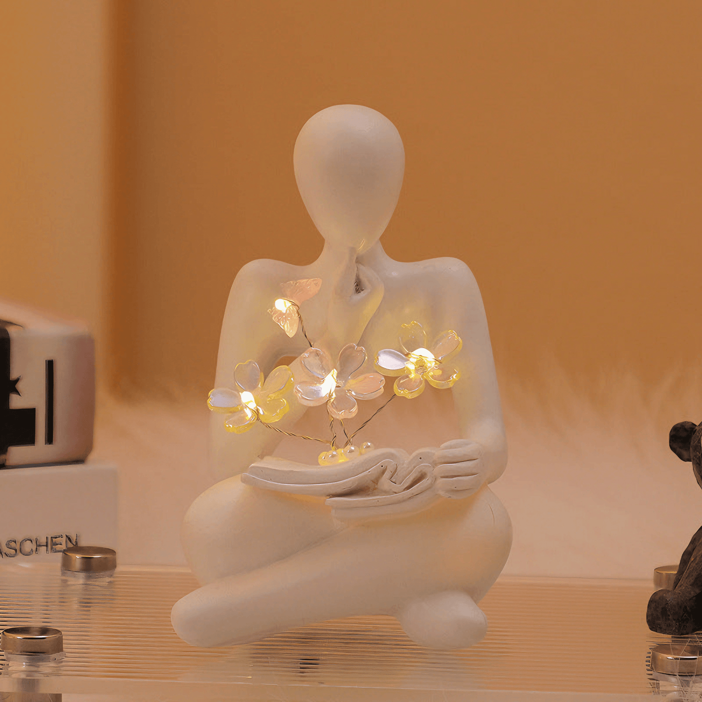 Golden Thinker Lamp - Light Grace