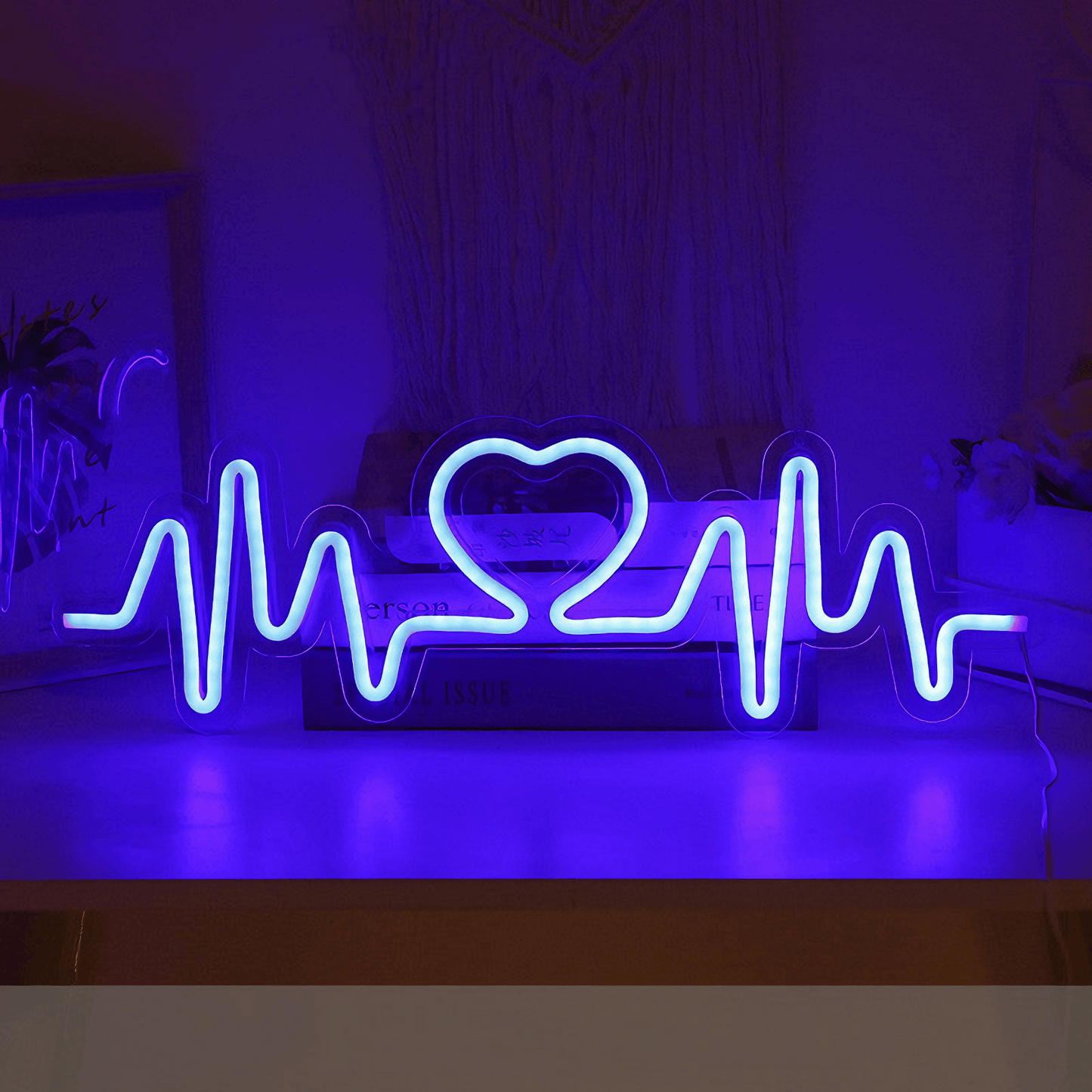 night light from Light grace HeartBeat Neon Sign