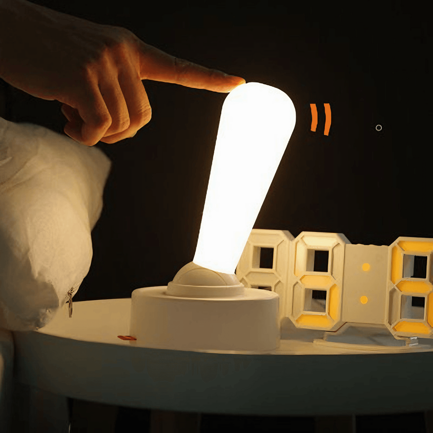Toggle Switch Silicone Lamp - Gray from Light grace