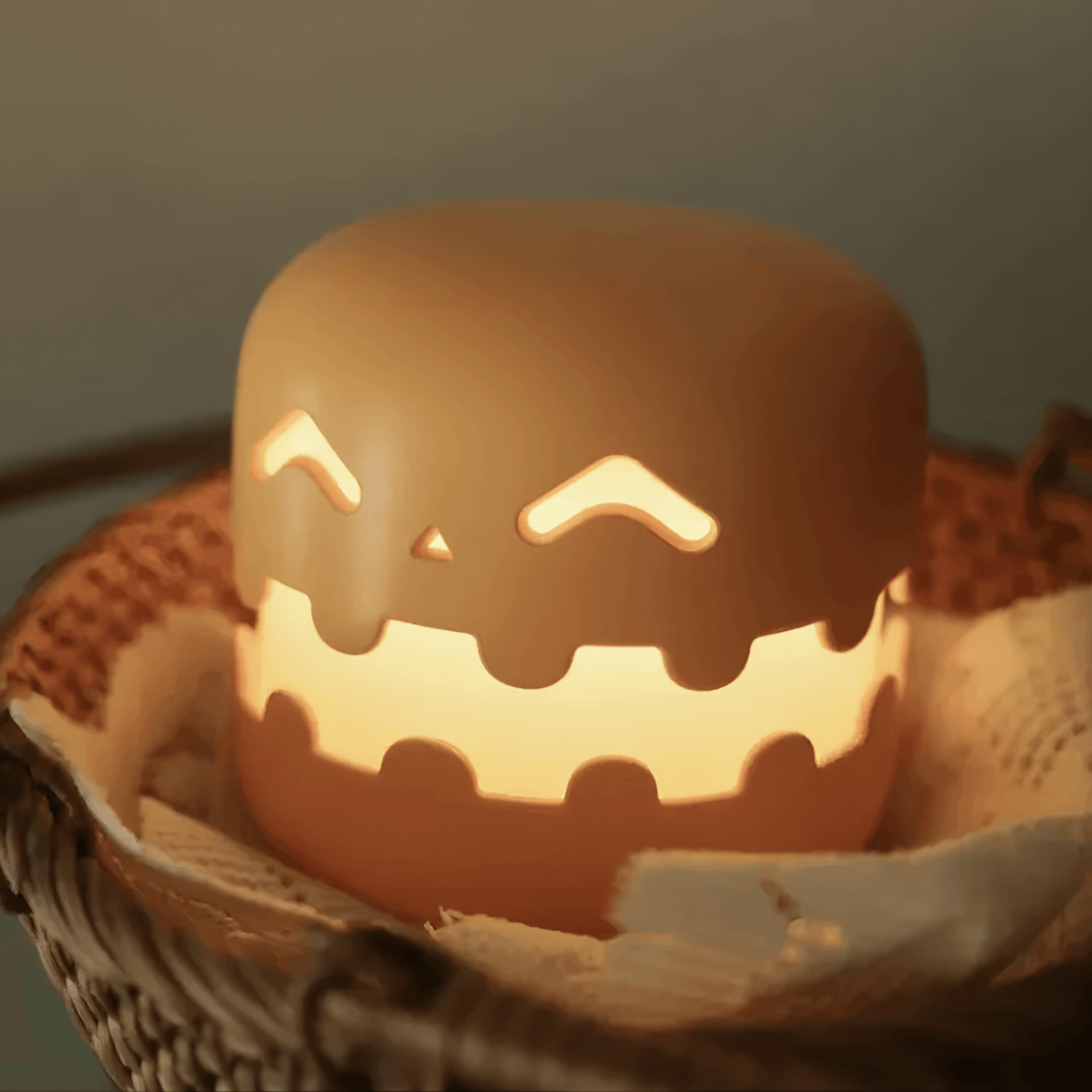 Pumpkin Press Lamp from Light grace in room